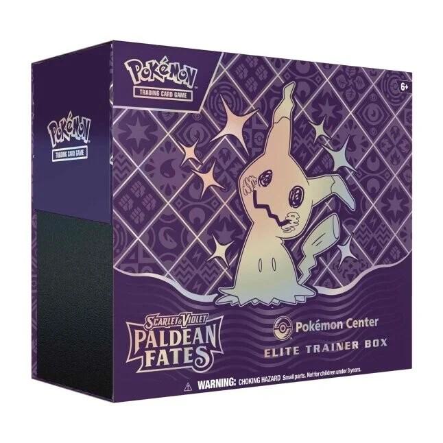 Paldean Fates : Elite Trainer Box Pokémon Center