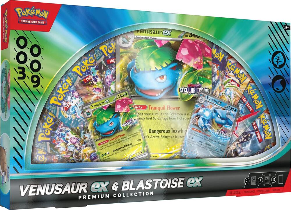Collection Boxes : Venusaur & Blastoise Premium Collection