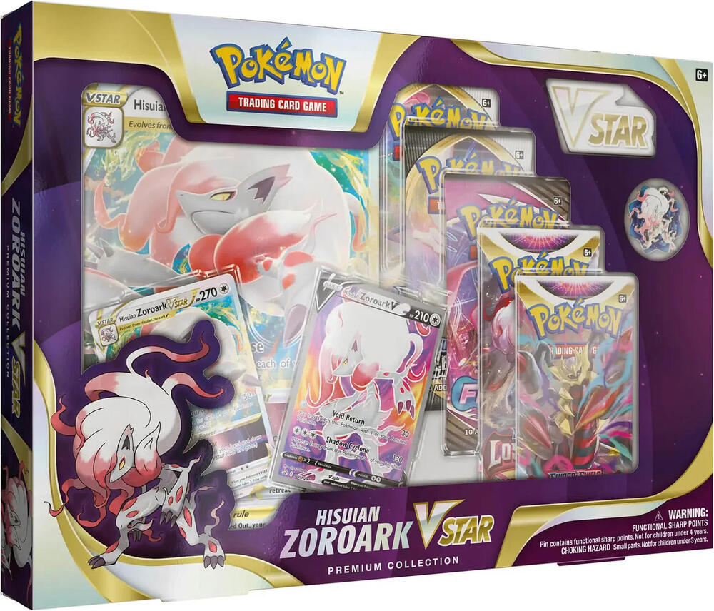 Collection Boxes : Hisuian Zoroark Vstar Premium Collection