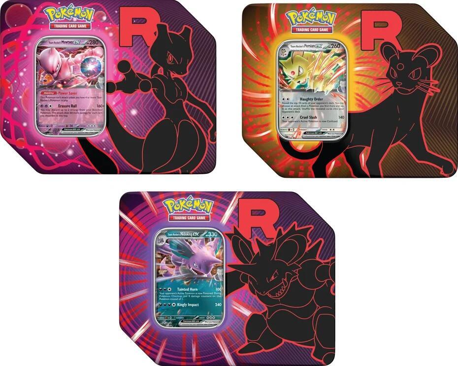Pokemon Tins : Team Rocket Tin's